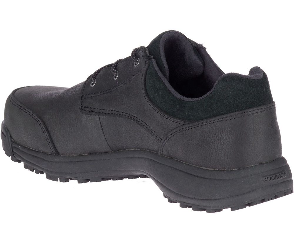 Tenis Homem - Merrell Sutton Oxford Steel Toe - Pretas - INJ316785